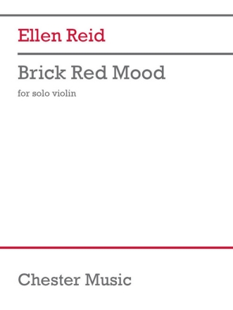 Brick Red Mood Violin Book