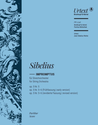 Impromptus op.5 Nr.5 und 6 (Frhfassung und rev.) fr Streichorchester Partitur