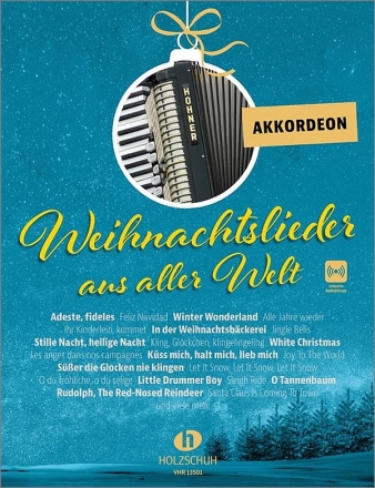 Weihnachtslieder aus aller Welt (+Online Audio) fr Akkordeon