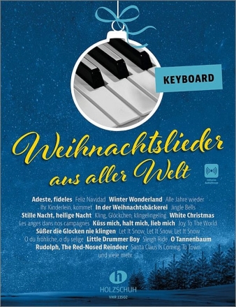 Weihnachtslieder aus aller Welt (+Online Audio) fr Keyboard