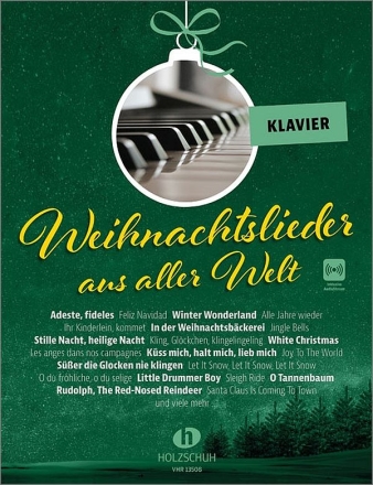 Weihnachtslieder aus aller Welt (+Online Audio) fr Klavier