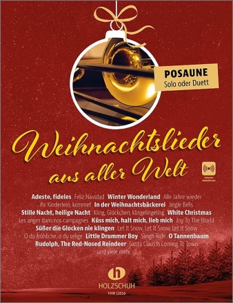 Weihnachtslieder aus aller Welt (+Online Audio) fr Posaune