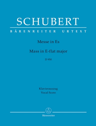 Messe in Es D 950 fr Soli, gem Chor und Orchester Klavierauszug