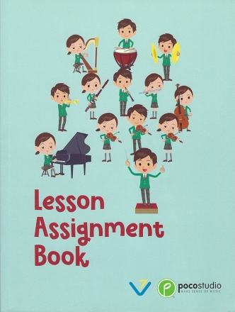 Poco Studio Lesson Assignment Book Piano teaching material