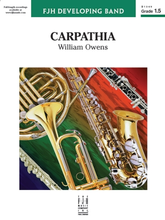 Carpathia (c/b score) Symphonic wind band