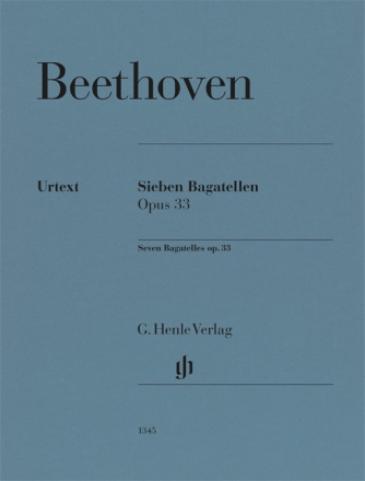 7 Bagatellen op. 33 fr Klavier zu zwei Hnden