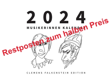 Kalender Musikerinnen 2024 Tischkalender A5