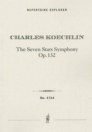 The seven Stars Symphony op.132 fr Orchester Studienpartitur