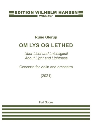 Om Lys Og Lethed Orchestra Score