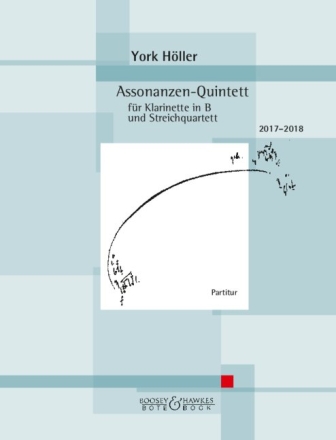 Assonanzen-Quintett (2017-2018) fr Klarinette in B und Streichquartett Partitur