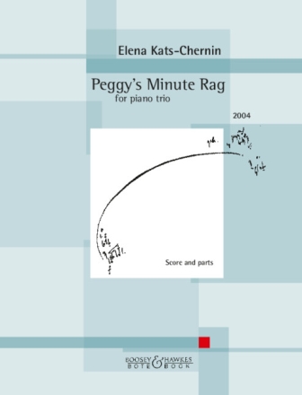 Peggy's Minute Rag (2004) for piano trio score and parts