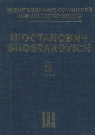 Neue Gesamtausgabe Bd. 015 op. 141 Volume 15 Orchester Partitur