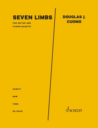 Seven Limbs Elektro-Gitarre und Streichquartett Partitur und Stimmen