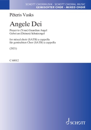 Angele Dei for mixed choir a cappella choral score