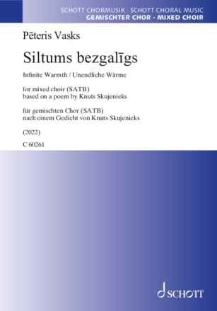 Siltums bezgal?gs Chor (SATB) Chorpartitur