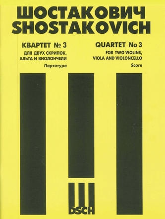 Streichquartett Nr. 3 op. 73 Streichquartett Partitur