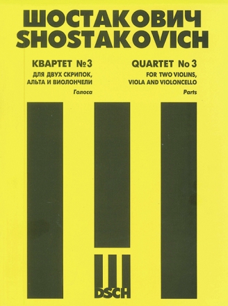 Streichquartett Nr. 3 op. 73 Streichquartett Stimmensatz