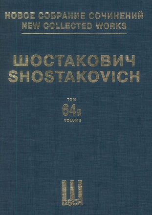 Neue Gesamtausgabe Bd. 064 A op. 39 Volume 64 A Orchester Partitur