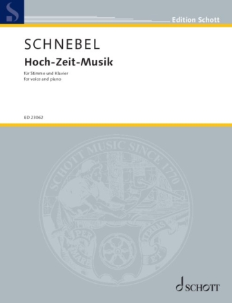 Hoch-Zeit-Musik fr Stimme und Klavier