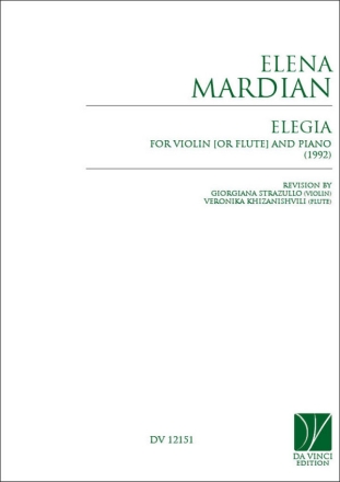 Elegia Violin and Piano Book & Part[s]