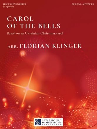 Carol of the Bells for percussion ensemble score and parts