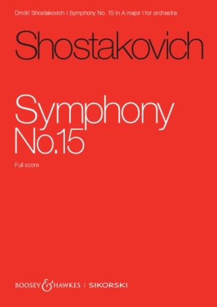 Symphony in A major No.15 op.141 for orchestra full score