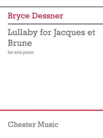 Lullaby for Jacques et Brune Piano Book