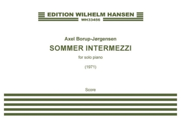 Sommer Intermezzi Op.65 Piano Book