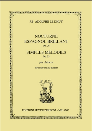 Nocturne Espagnol Brillant Op. 26 Guitar Book