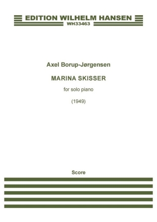 Marina Skisser Op. 4:2 Piano Book