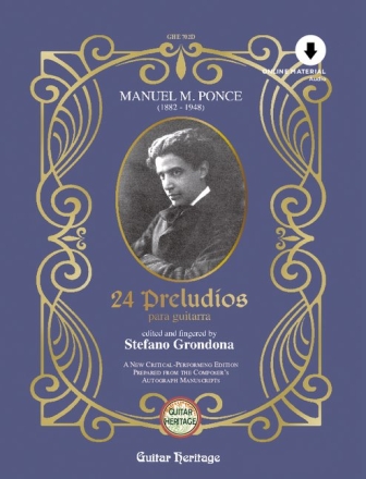 24 Preludios (+Online-Audio) para guitarra