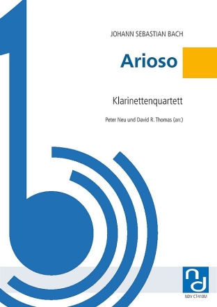 Arioso fr Klarinettenquartett Partitur und Stimmen