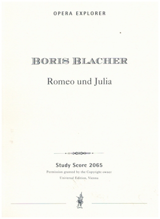 Romeo und Julia   Studienpartitur (en/dt)