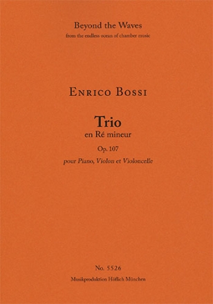 Trio in D minor for Piano, Violin and Violoncello Op. 107 (Piano performance score & parts) Strings with piano Piano Performance Score & 2 string parts