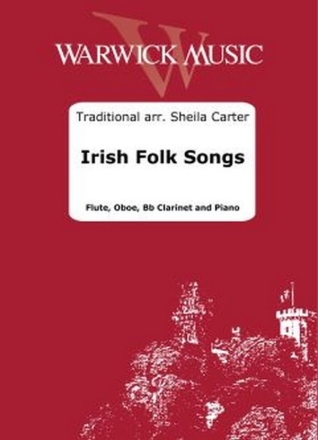 Irish Folk Songs Flute, Oboe, Clarinet and Piano Set Of Parts