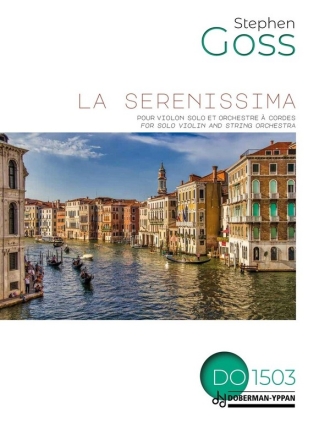 La Serenissima pour violon solo et orchestre  cordes partition