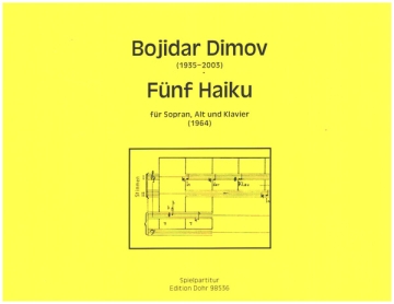 Fnf Haiku (1964) fr Sopran, Alt und Klavier