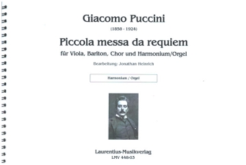 Piccola messa da requiem fr Viola, Bariton, gem Chor und Harmonium/Orgel Harmonium/Orgel