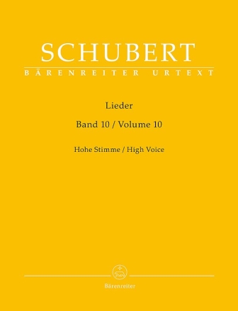 Lieder Band 10 fr hohe Stimme