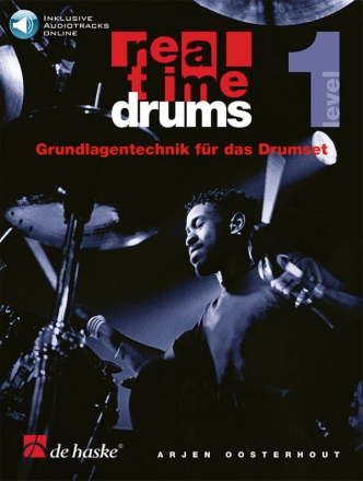 Real Time Drums Vol.1 (+Online-Audio) fr Drumset  deutsche Ausgabe