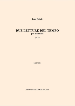 Due letture del tempo Orchestra Score