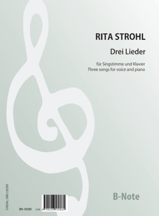 Drei Lieder  fr Singstimme und Klavier