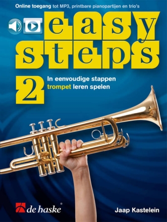 Easy Steps Vol. 2 (+Online-Audio) for trumpet Text niederlndisch