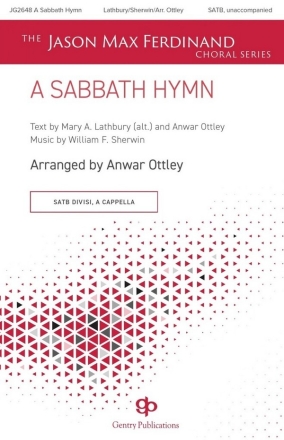 A Sabbath Hymn SATB divisi Chorpartitur