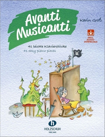 Avanti Musicanti (+Online-Audio) fr Klavier (leicht)