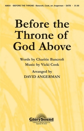 Before the Throne of God Above SATB Chorpartitur