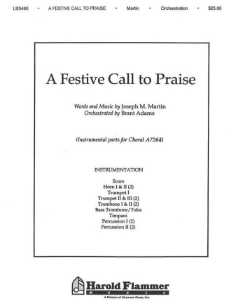 A Festive Call to Praise Instrumental Accompaniment Stimmensatz