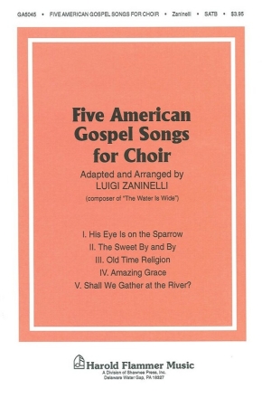 Five American Gospel Songs SATB Chorpartitur