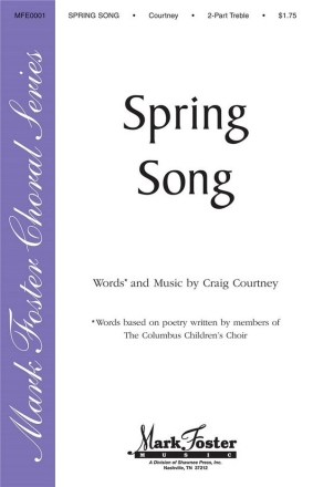 Spring Song 2-Part Choir Chorpartitur