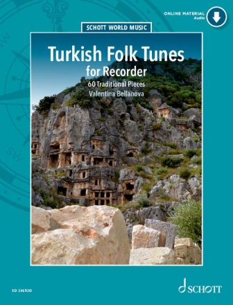 Turkish Folk Tunes (+Online-Audio) for recorder (ney)